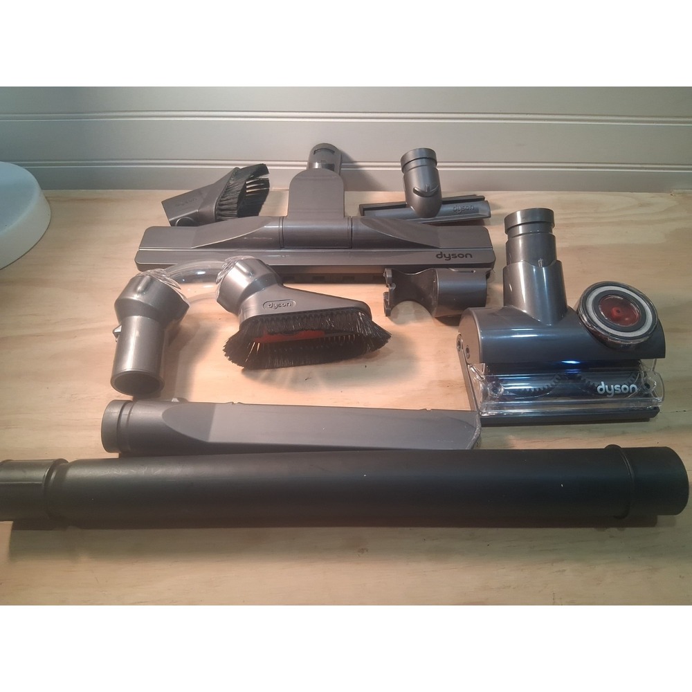 Genuine Dyson Vacuum Cleaner Accessory Tools 8 Attachments & Storage Bag